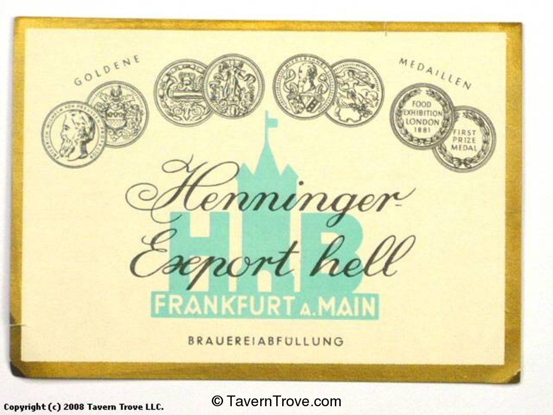 Henninger Export Hell
