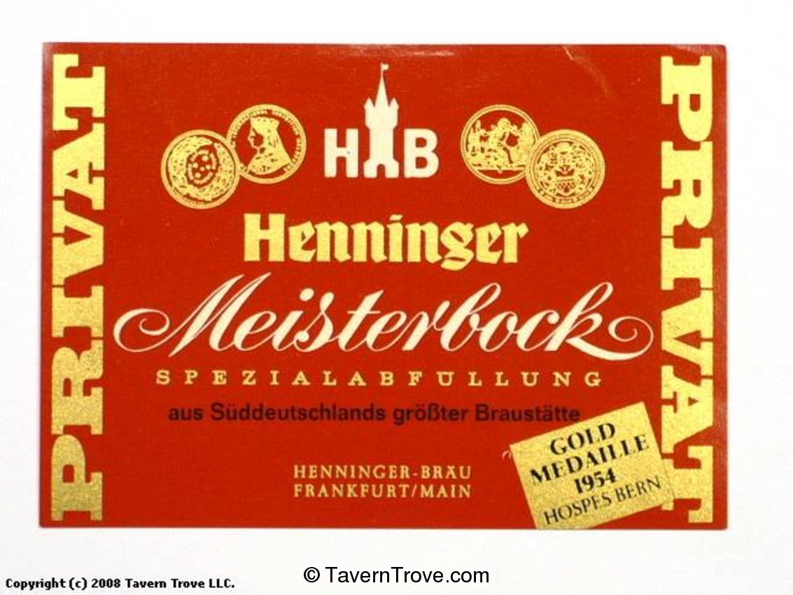 Henninger Meisterbock Privat