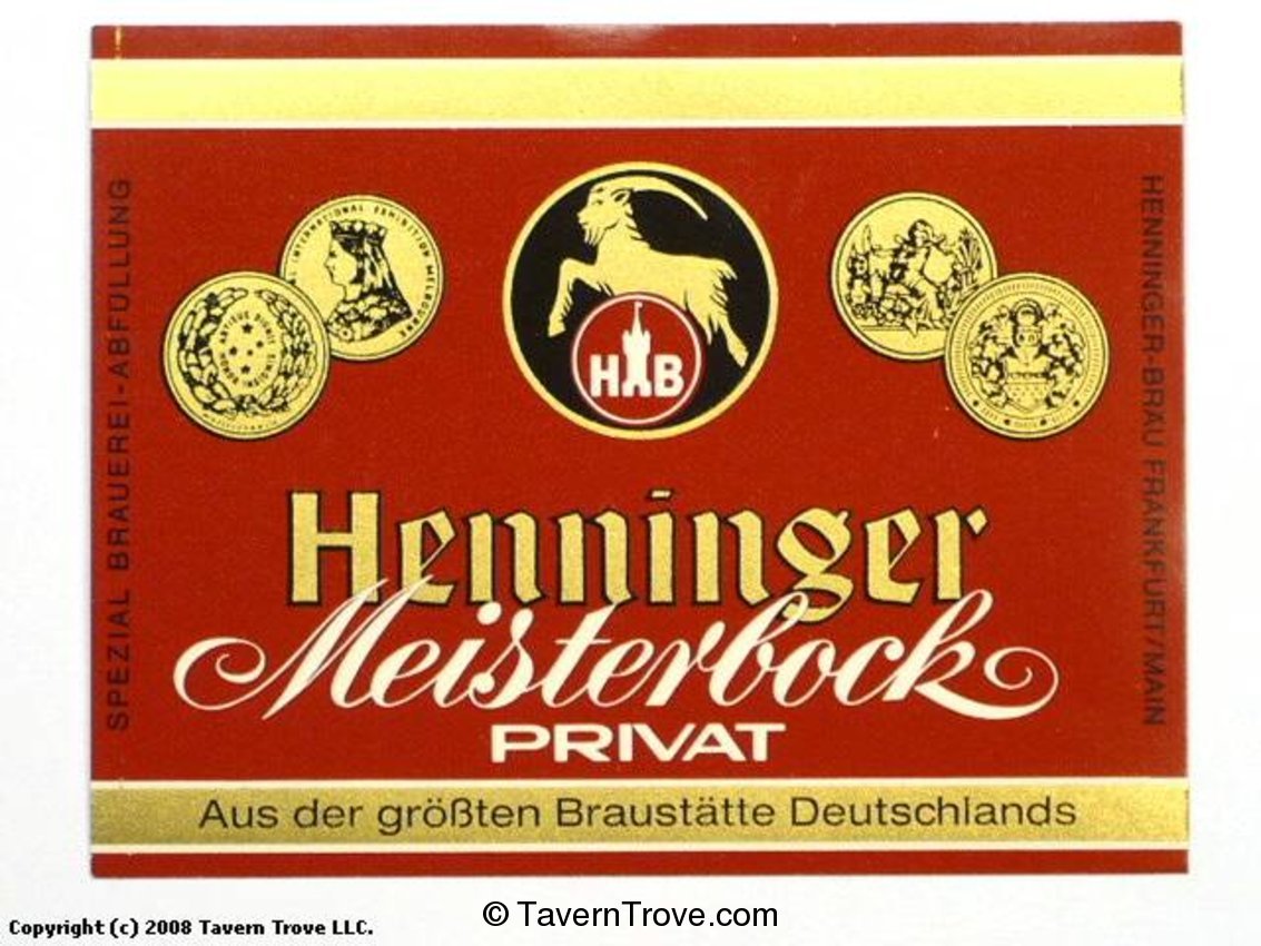 Henninger Meisterbock Privat