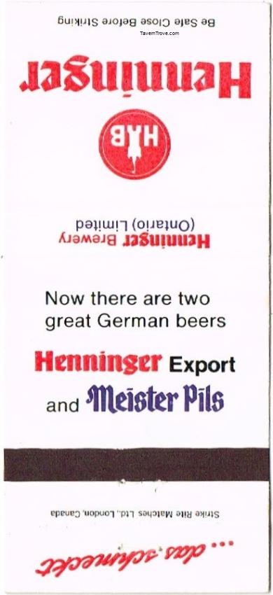 Henninger Beer/Meister Pils