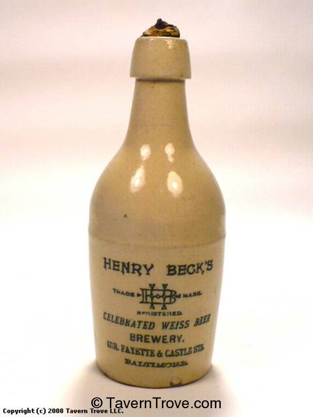 Henry Beck's Weiss Beer