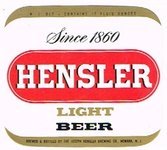 Hensler Light Beer