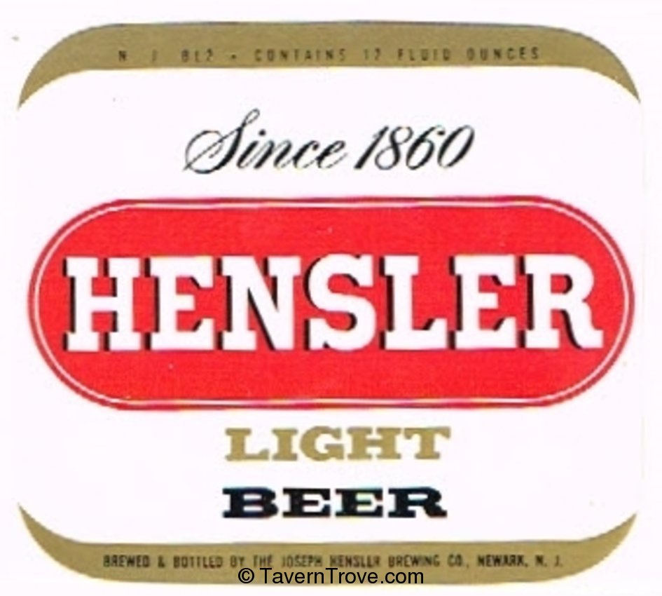 Hensler Light Beer