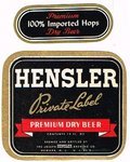 Hensler Premium  Dry Beer