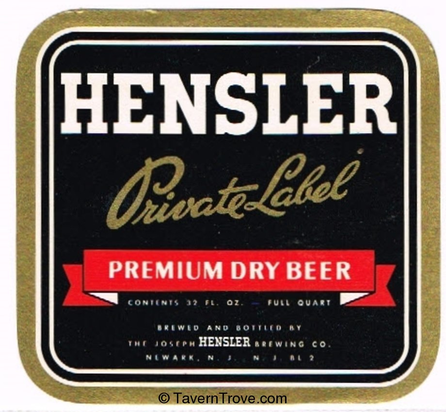 Hensler Premium Dry Beer