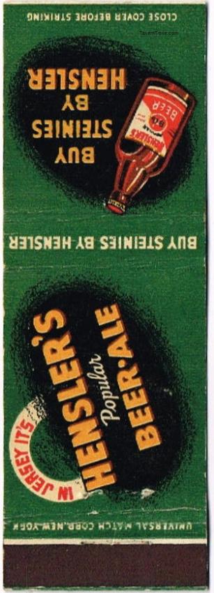 Hensler's Popular Beer/Ale