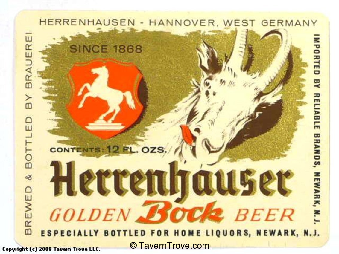 Herrenhäuser Golden Bock Beer