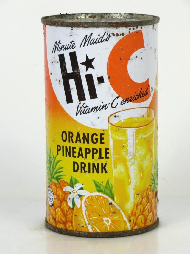 Hi-C Orange Pineapple Drink Houston Texas