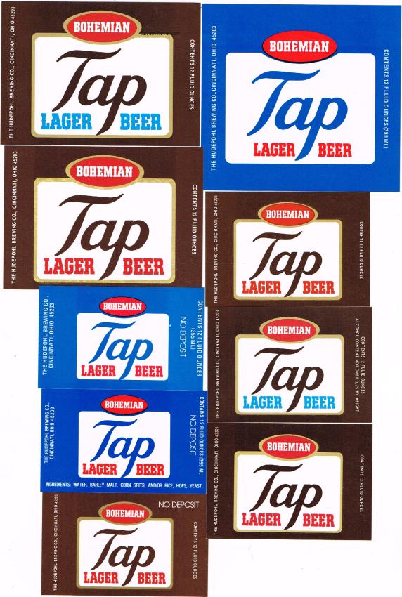 Hudepohl Bohemian Tap Beer Lot of 9