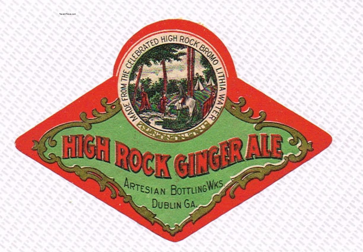 High Rock Lithia Ginger Ale Dublin Georgia