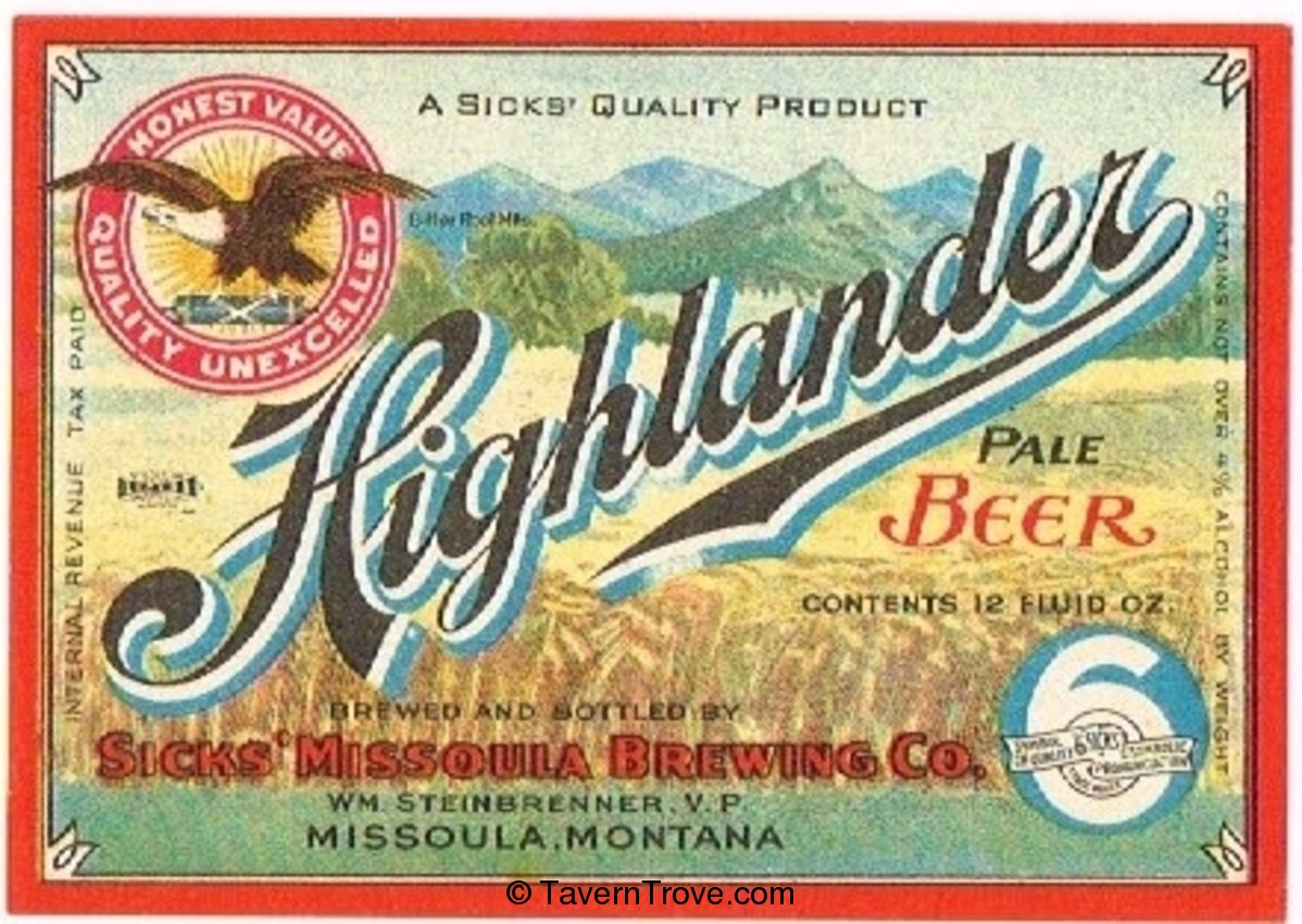 Highlander Pale  Beer