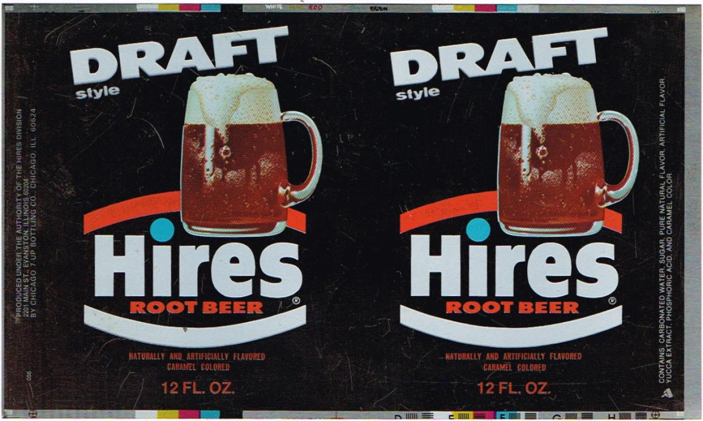 Hires Draft Root Beer (sheet)