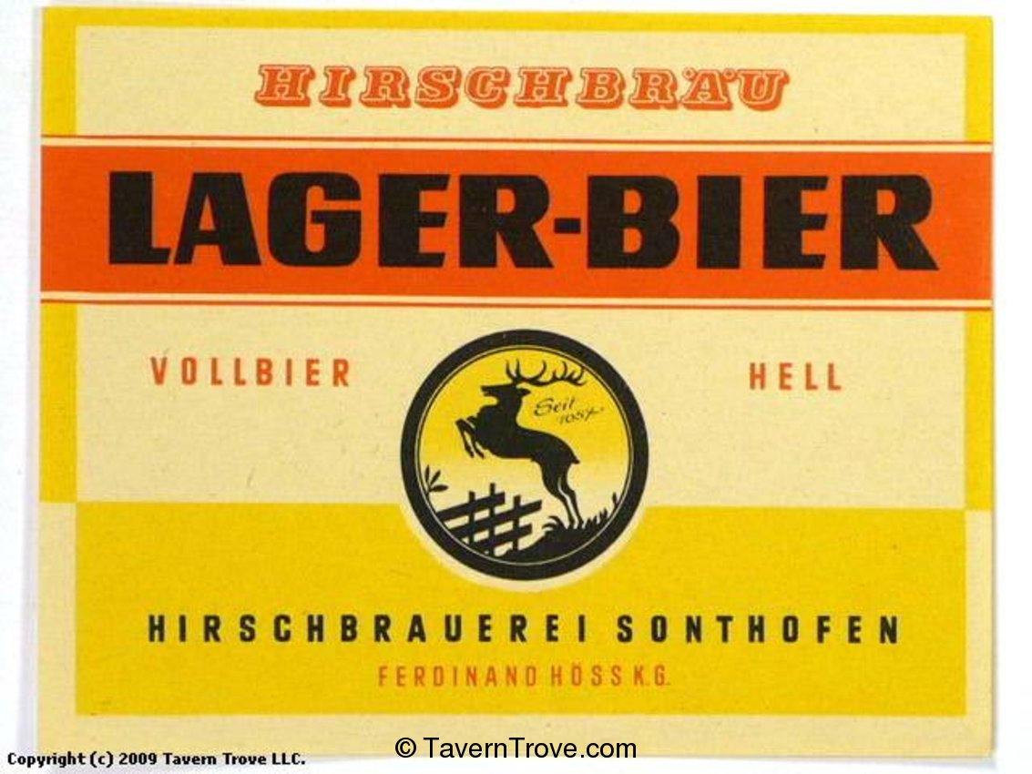 Hirschbräu Lager-Bier