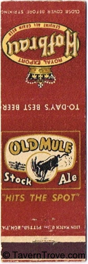 Hofbrau Beer/Old Mule Stock Ale