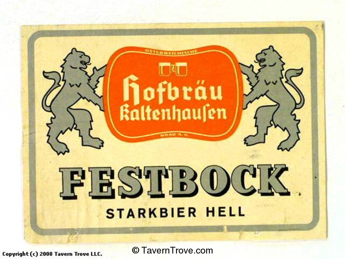 Hofbräu Kaltenhausen Festbock