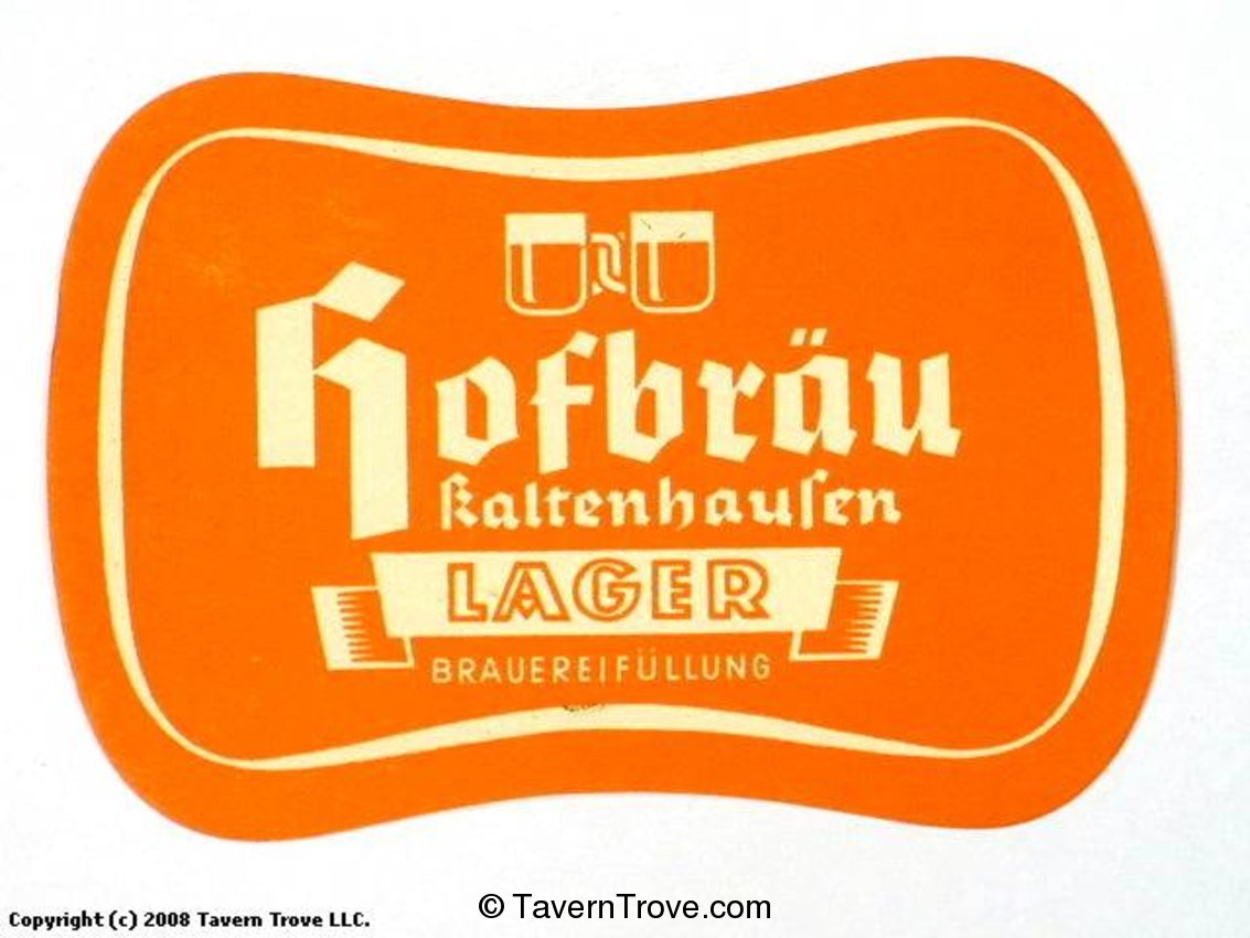 Hofbräu Kaltenhausen Lager