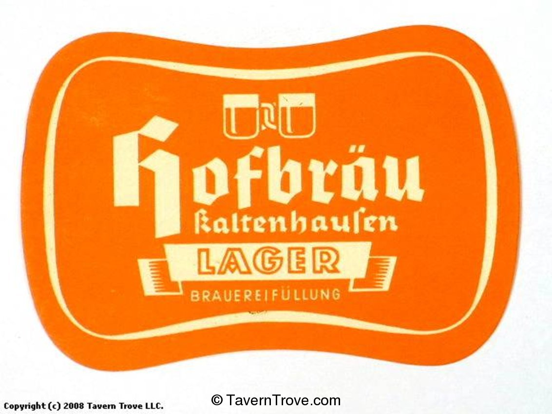 Hofbräu Kaltenhausen Lager