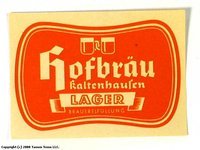 Hofbräu Kaltenhausen Lager