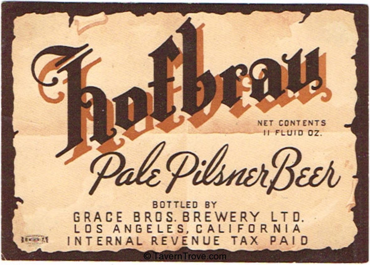 Hofbrau Pale Pilsner Beer