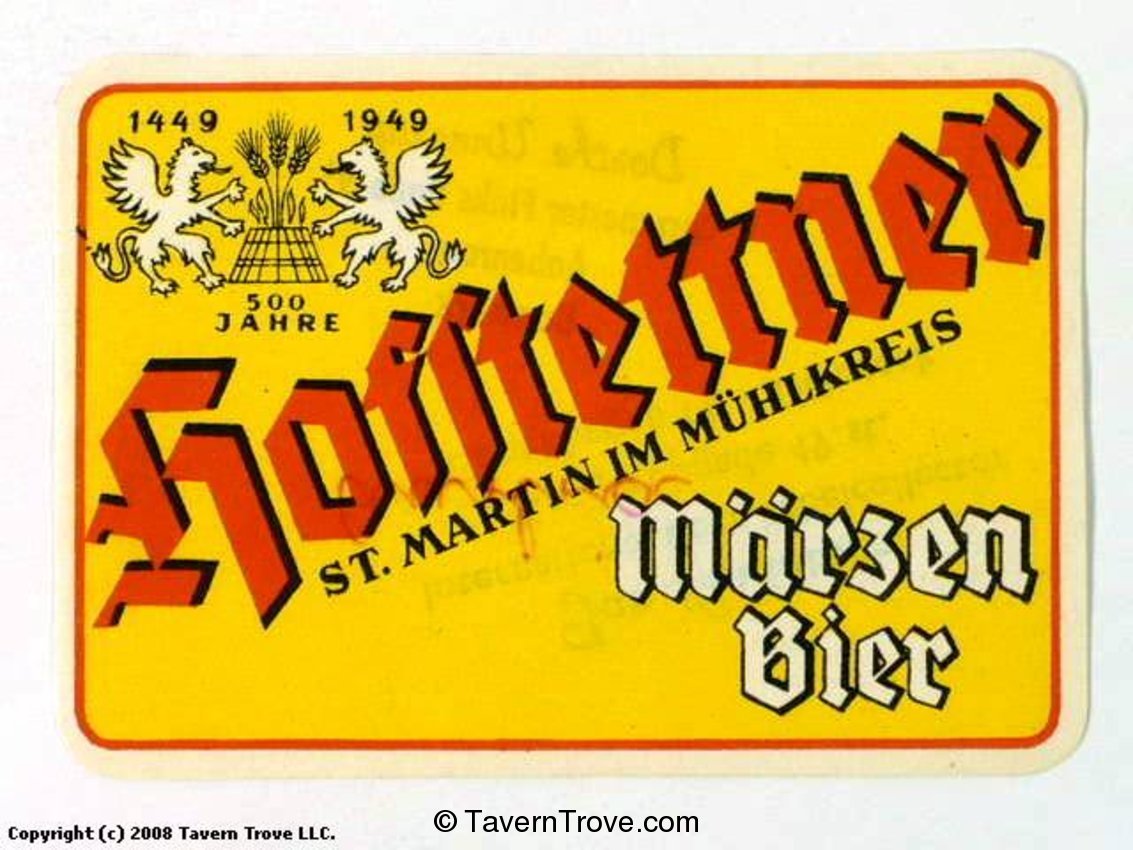 Hofstettner Märzen Bier