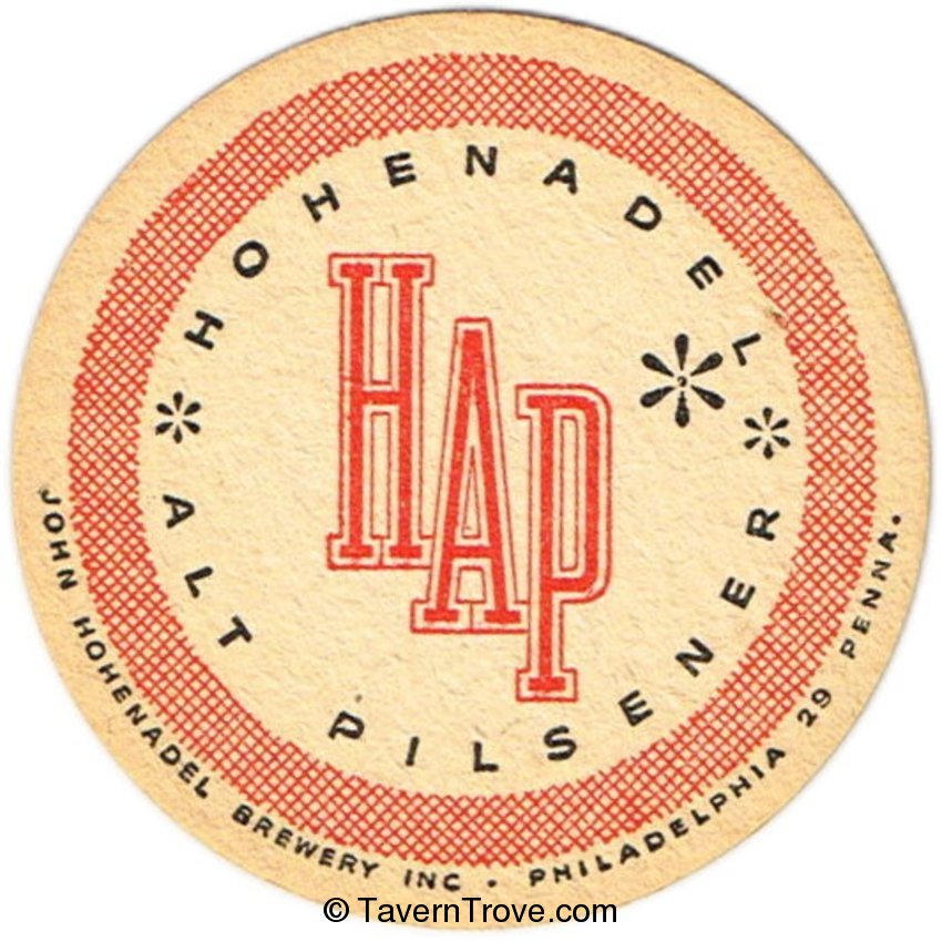 Hohenadel Alt Pilsener - HAP Beer