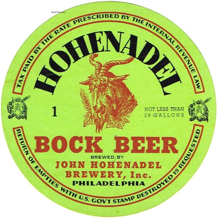 Hohenadel Bock Beer