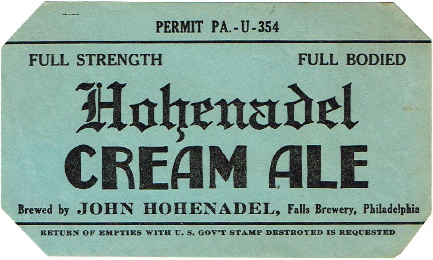 Hohenadel Cream Ale