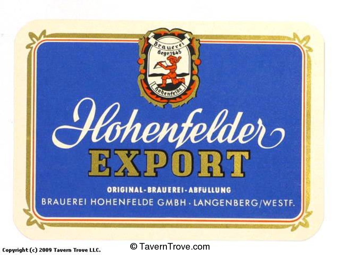 Hohenfelder Export