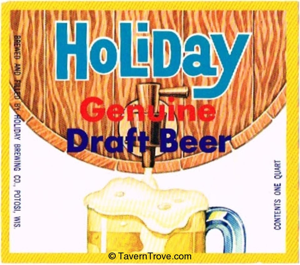 Holiday Genuine Draft Beer