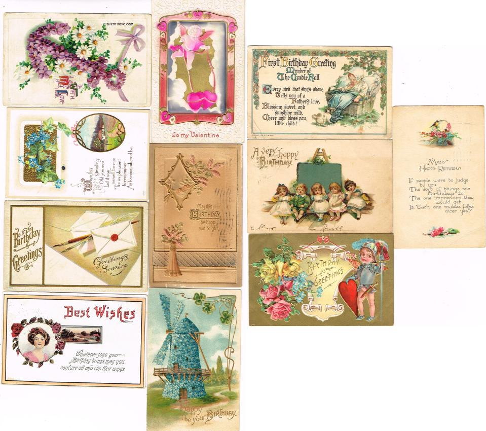 Holidays Birthday Lot of 11