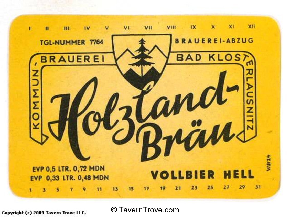 Holzland-Bräu Vollbier Hell