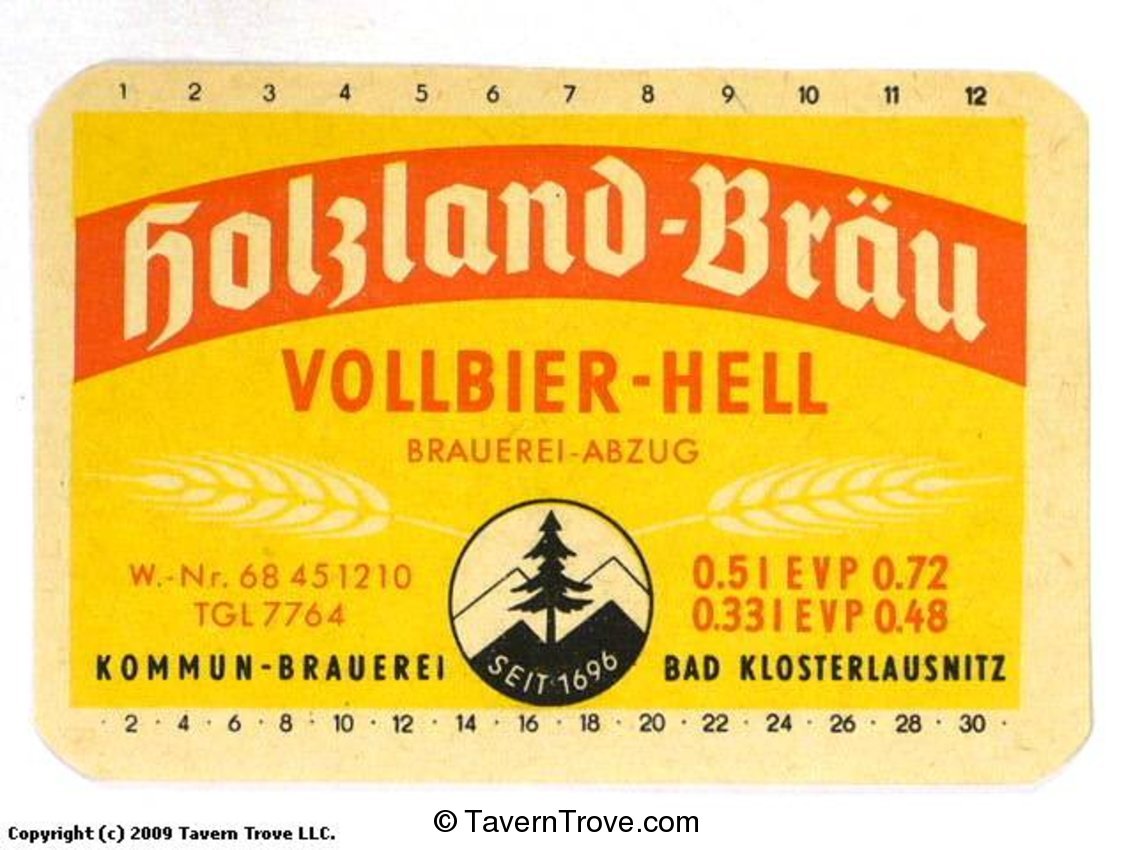 Holzland-Bräu Vollbier Hell