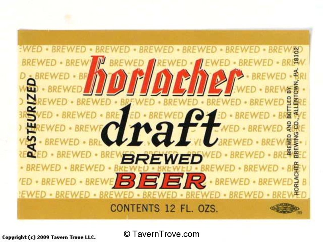 Horlacher Draft Beer