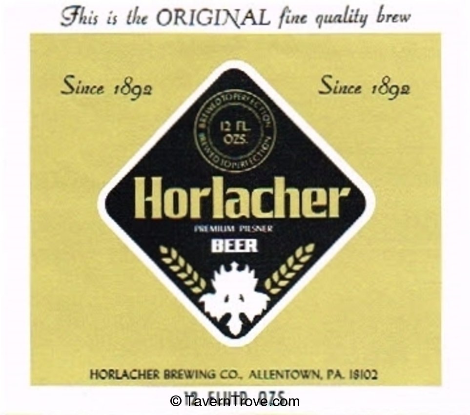 Horlacher Pilsner Beer 