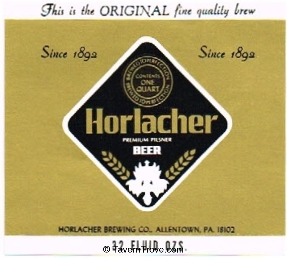 Horlacher Pilsner Beer 
