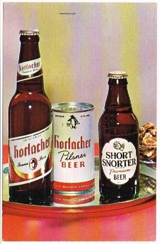 Horlacher Pilsner Beer/Short Snorter Bottles