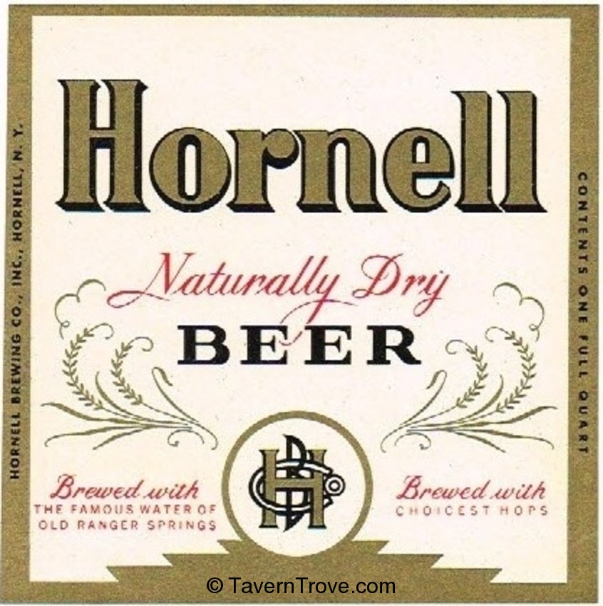 Hornell Naturally Dry Beer 