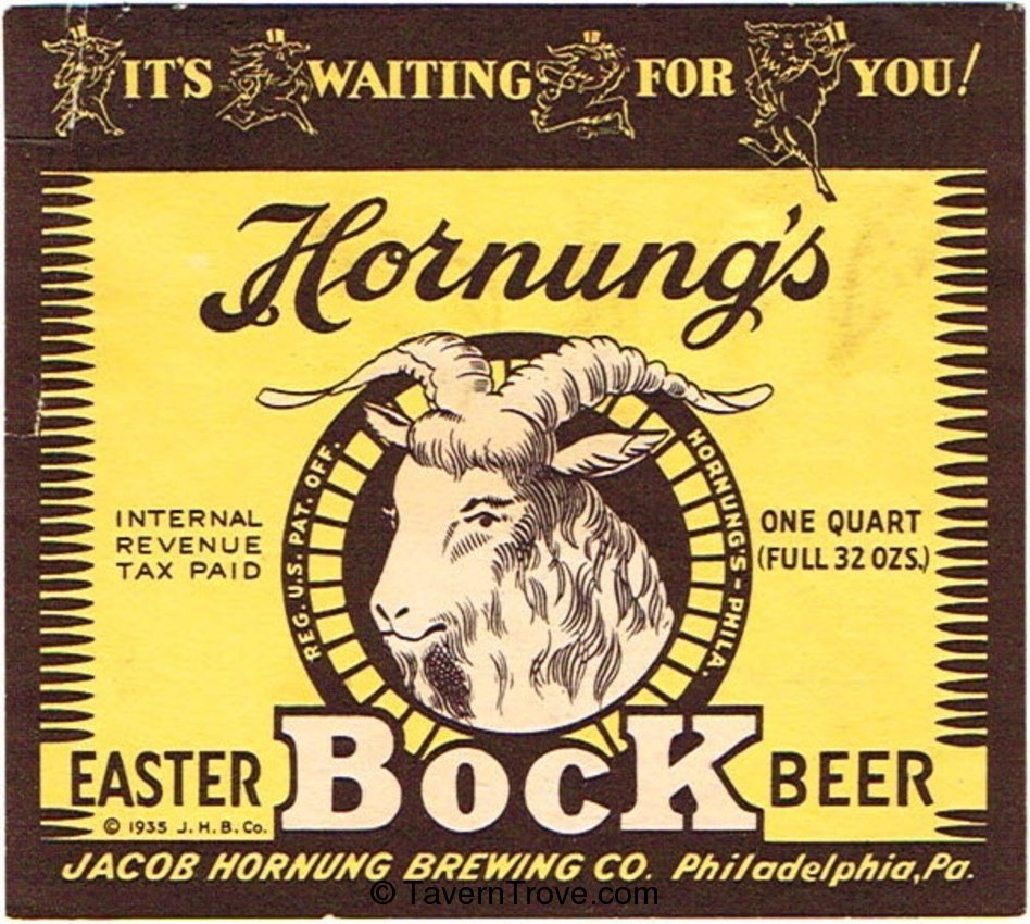 Hornung's Easter Bock Beer