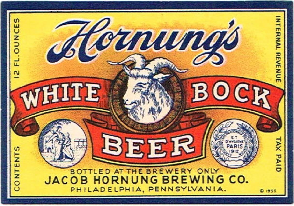 Hornung's White Bock Beer