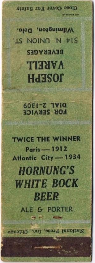 Hornung's White Bock Beer