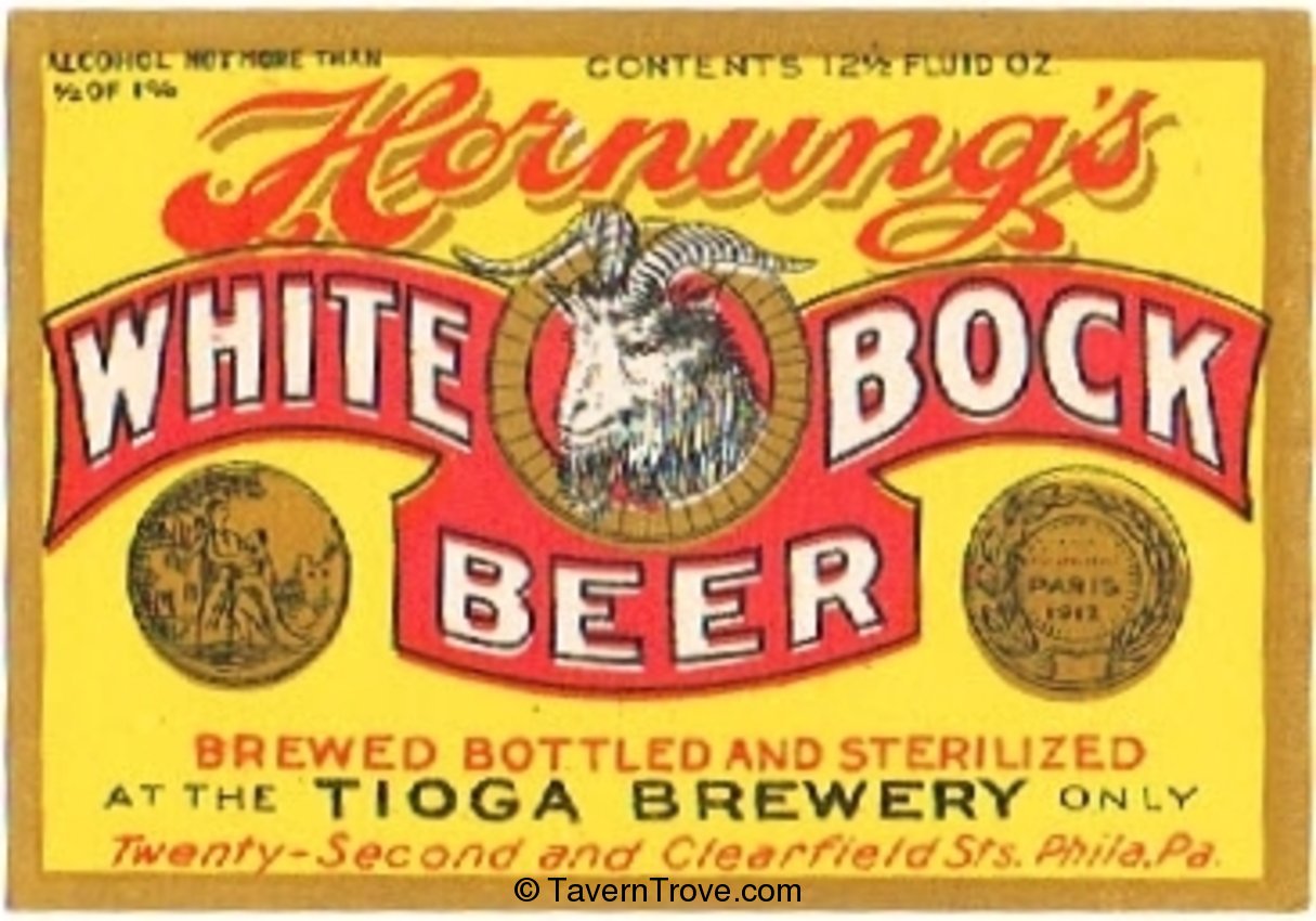 Hornung's White Bock Beer