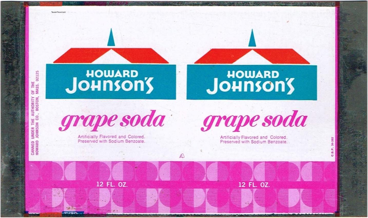 Howard Johnson's Grape Soda (sheet)