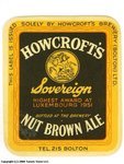 Howcroft's Sovereign Nut Brown Ale