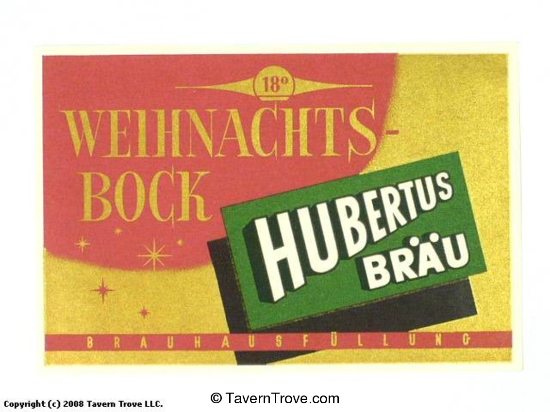 Hubertus Bräu Weihnachts Bock