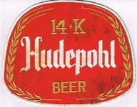 Hudepohl 14K Beer Back Patch
