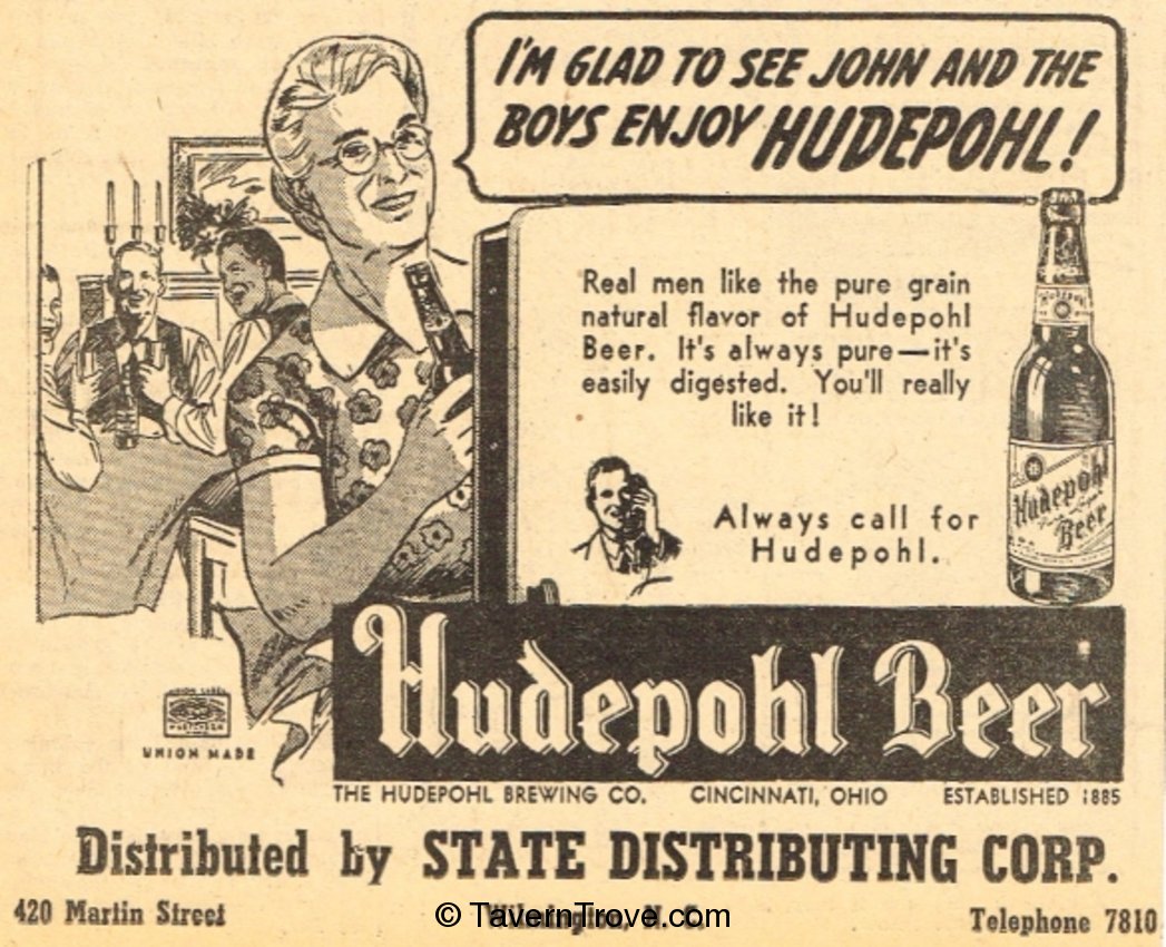 Hudepohl Beer