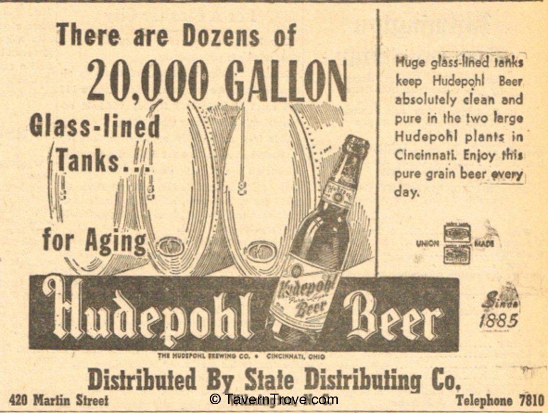 Hudepohl Beer