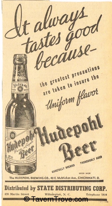 Hudepohl Beer