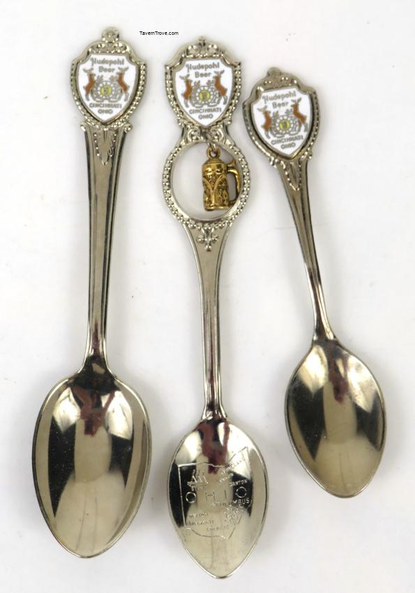 Hudepohl Beer Souvenir Spoon Lot