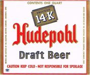 Hudepohl Draft Beer